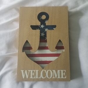 🇺🇲Anchor Welcome sign